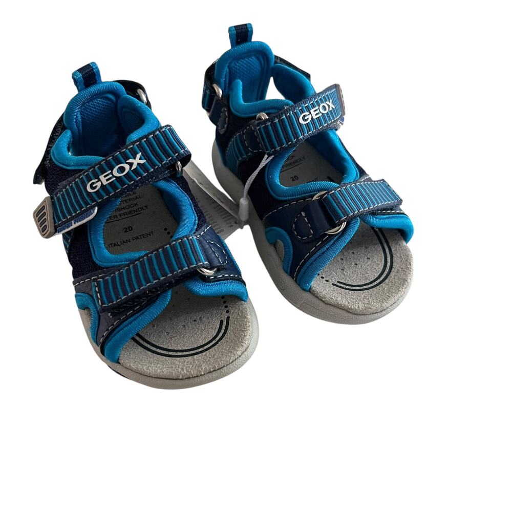 Geox Respira Boys Navy Water Friend;y  Sport Sandals size 20/US 4.5 NWT